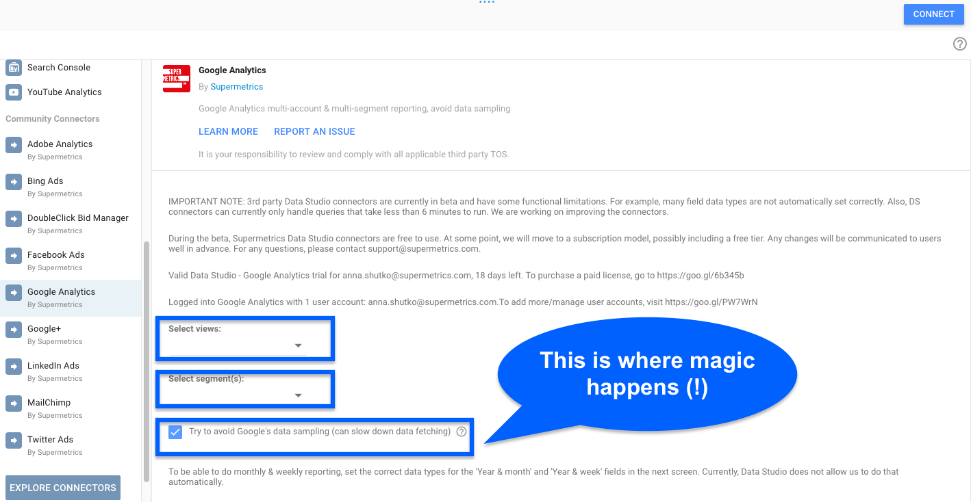 X Public Data (Twitter) Connector - Supermetrics